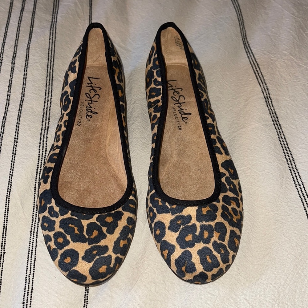 Cheetah print flats